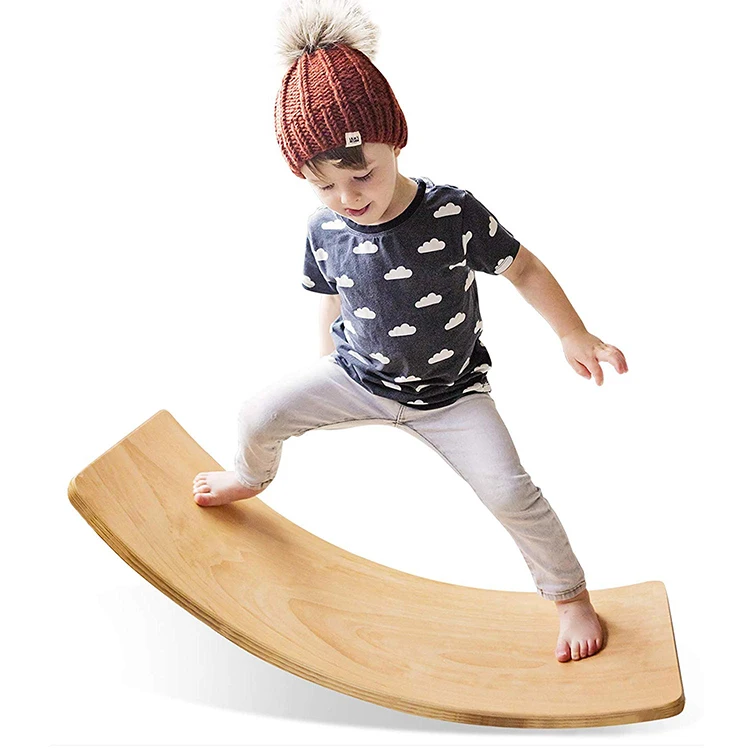  Seesaw детская спортивная балансировочная игрушка деревянная изогнутая