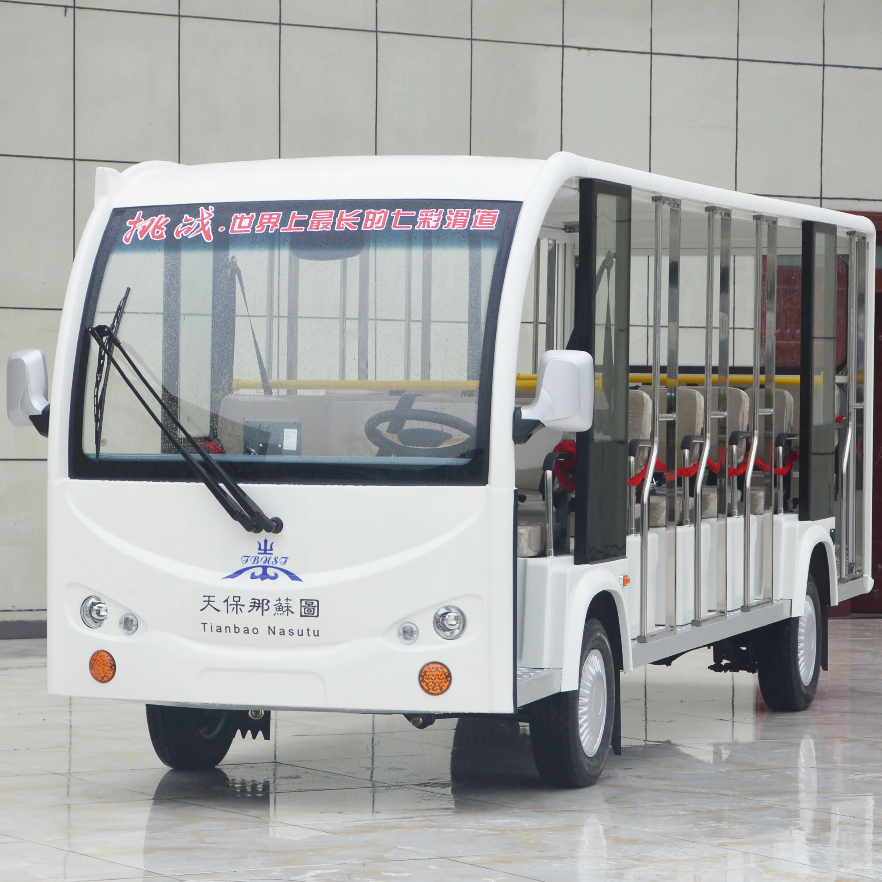18 Seats Double Decker Electric Sightseeing Bus with cheap price