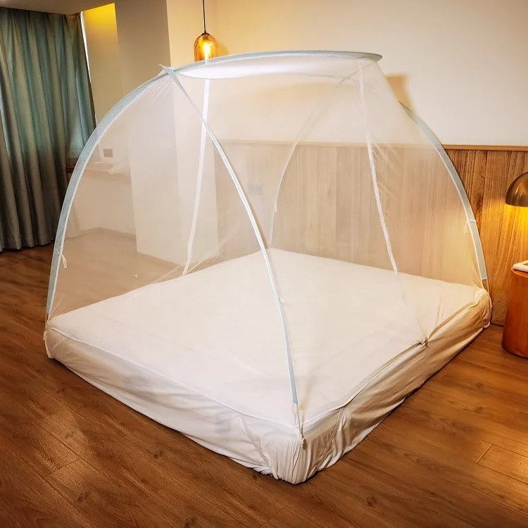 New Concise Design Hot Sale Folding Bed Net Indoor Household Mosquito Net Mosquito Curtain Safe Secure Prevent Baby From Falling