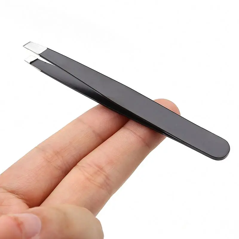 R&D Supported Most Sold Stainless Steel Tweezers Multicolor Four-piece Set Plus Storage Bag Tweezers Sets Beauty Tools Tweezers