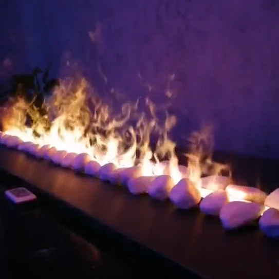 Бесщёточный водяной пар FireArt Ventless 3D с приложением камины водяным паром Рекомендуемые функции