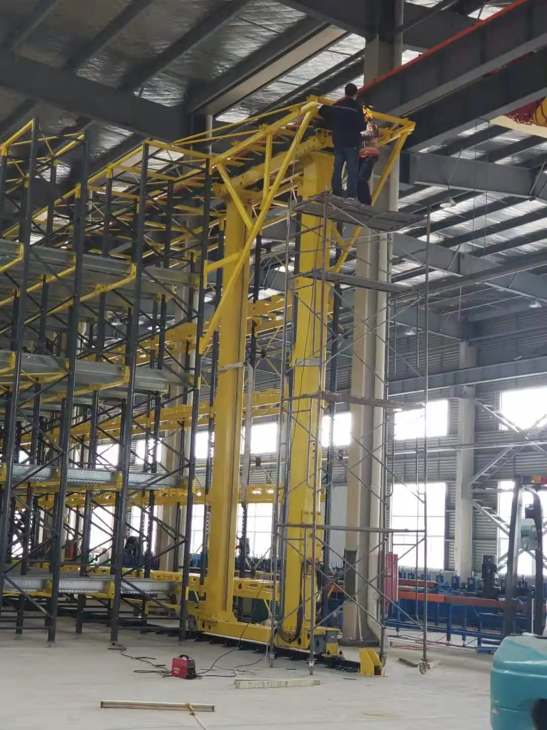  Высокопрочная система контроля складских помещений Ebil-Steel Q235 AS/RS Радиоуправляемый поддон для логистических