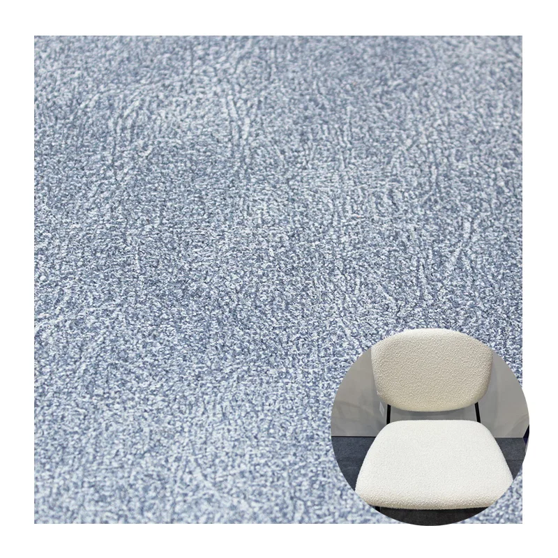 Recycled Upholstery fabric online fuzzy boucle fleece faux fur fabric fleece fabric wholesale