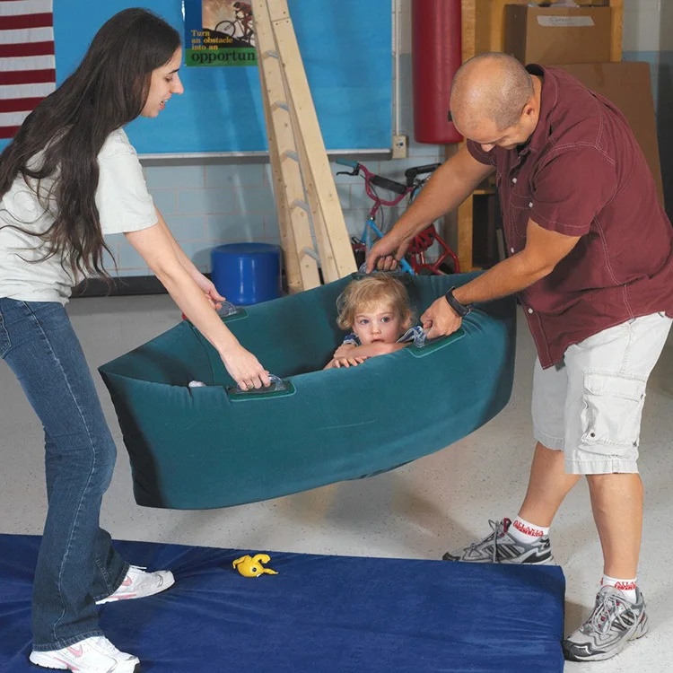 60 Inches 48 Inches Folding Outdoor Waterproof Bedroom Toy Boat Flocking Children Kids Inflatable Air Bed Sofa