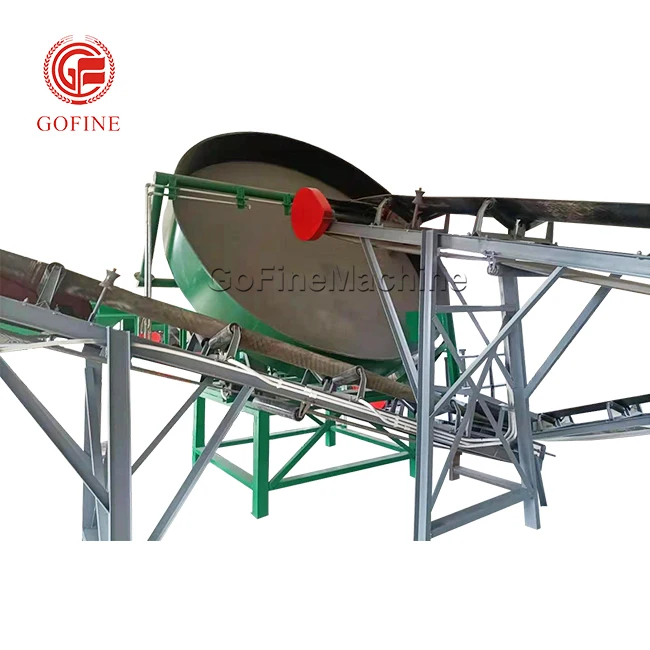 sodium bentonite bio fertilizer production line with disc granulation