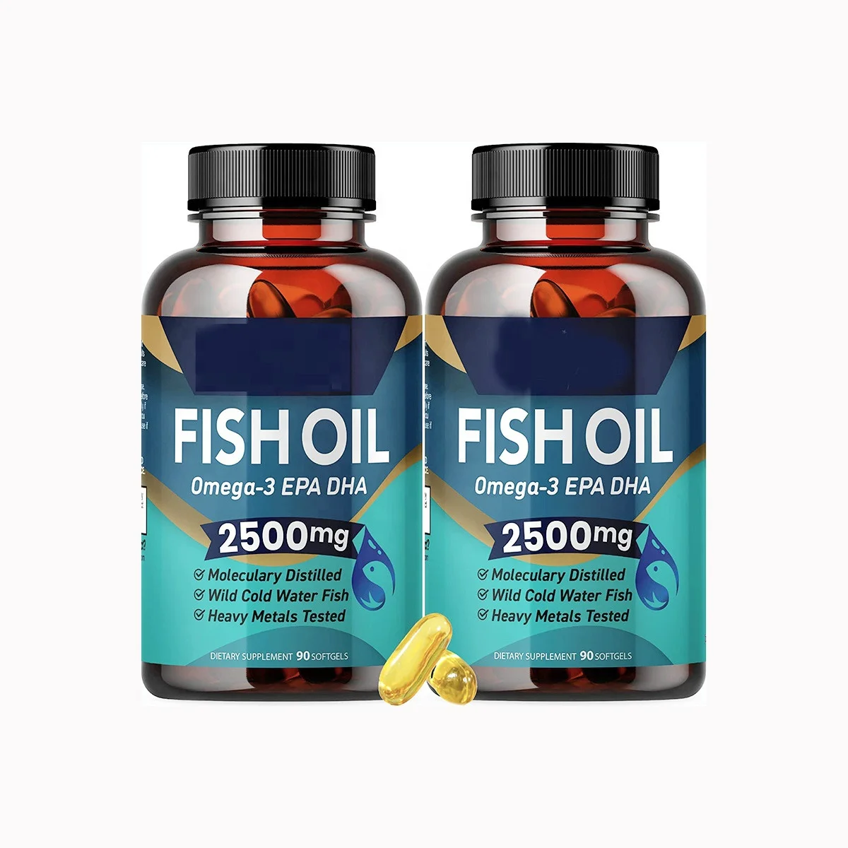 High quality EPA DHA fish oil omega 3 softgel capsule