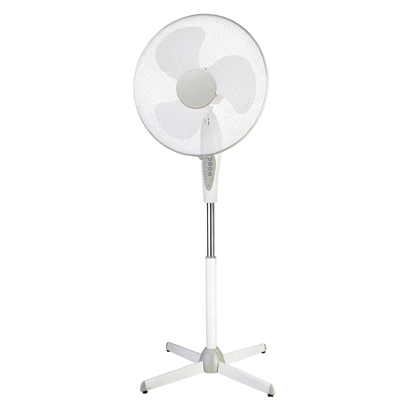 Factory cheap  Dc Ac oscillating fans 16 inch electric stand fan with remote control and timer 7.5hrs