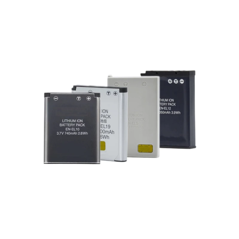 EN-EL12 Battery for Nikon CoolPix S610 Camera Rechargeable Li-ion Battery EN-EL19 For Nikon Coolpix S32 Battery Pack EN-EL5/EL10