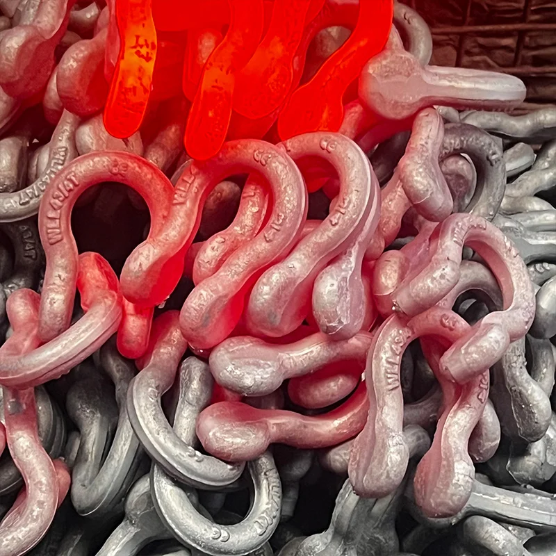 Rigging manufactured G209 Alloy steel shackle Forged Screw Pin Chain U.S. Type Shackle