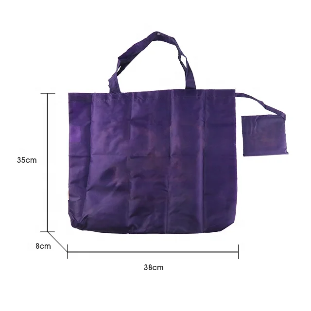 OEM/ODM Shopping Bag Custom Folding Tnt Bolsas Nylon Foldable Grocery Tote Bag With Pocket