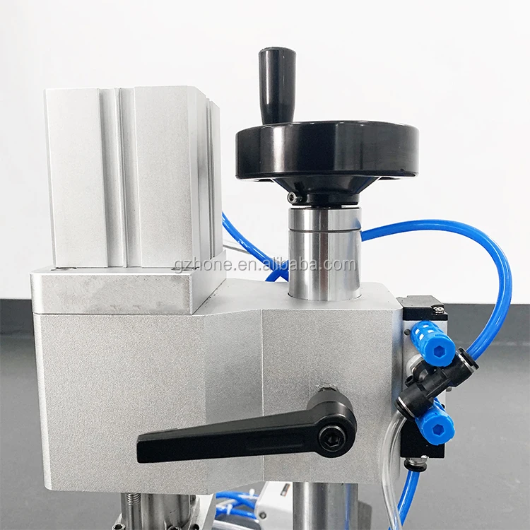 Hone Pneumatic Oral Liquid Penicilin Antibiotic Injectable Bottle Capper Aluminum Glass Vial Bottle Crimping Capping Machine