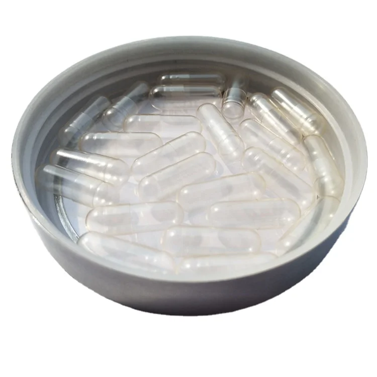 Clear transparent HPMC vegetarian capsules