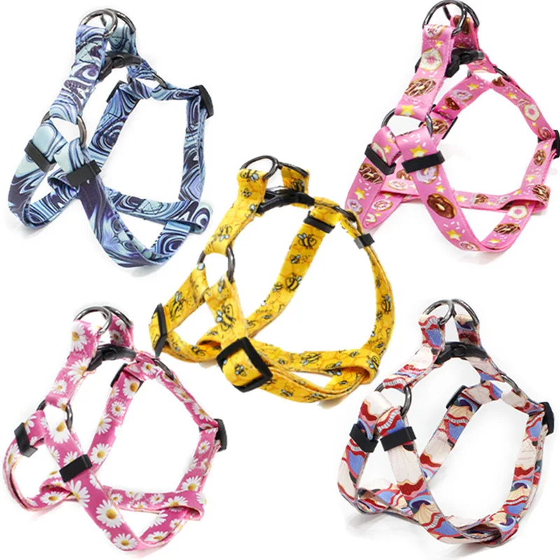 Correa De Perro Comfortable Retractable Custom Print Macrame Pet Dog Lift Harness Belt Leash Manufacturer