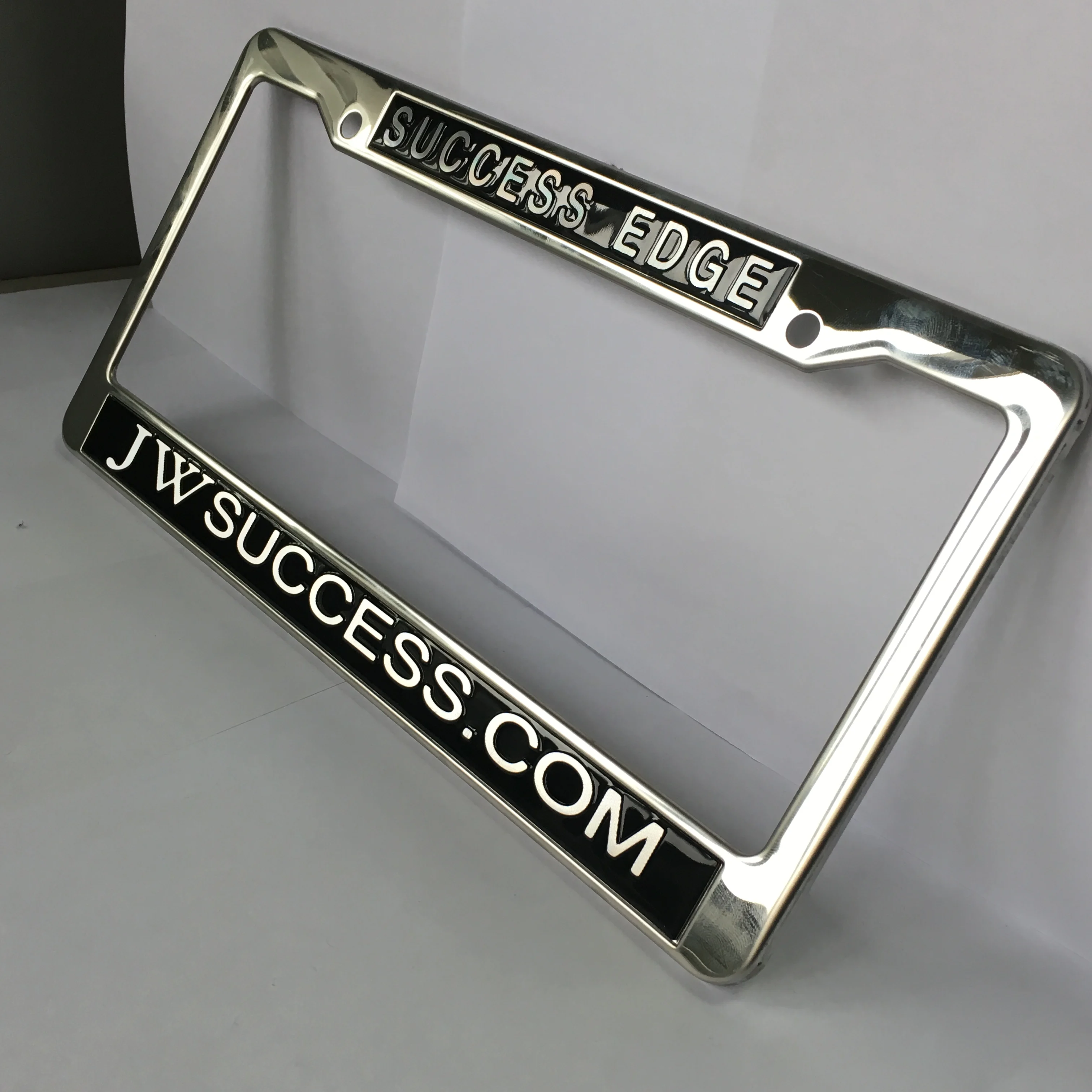 
ss 3d embossed license plate frame custom logo print car number plate frame 