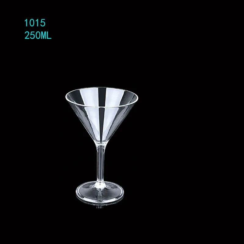 Wholesale plastic cocktail glass 410ml unbreakable polycarbonate drinking wine glass cup