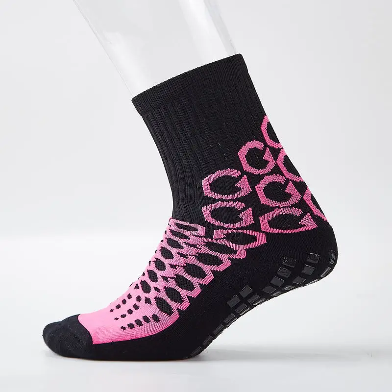 Противоскользящие футбольные носки с логотипом производителя нескользящие спортивные