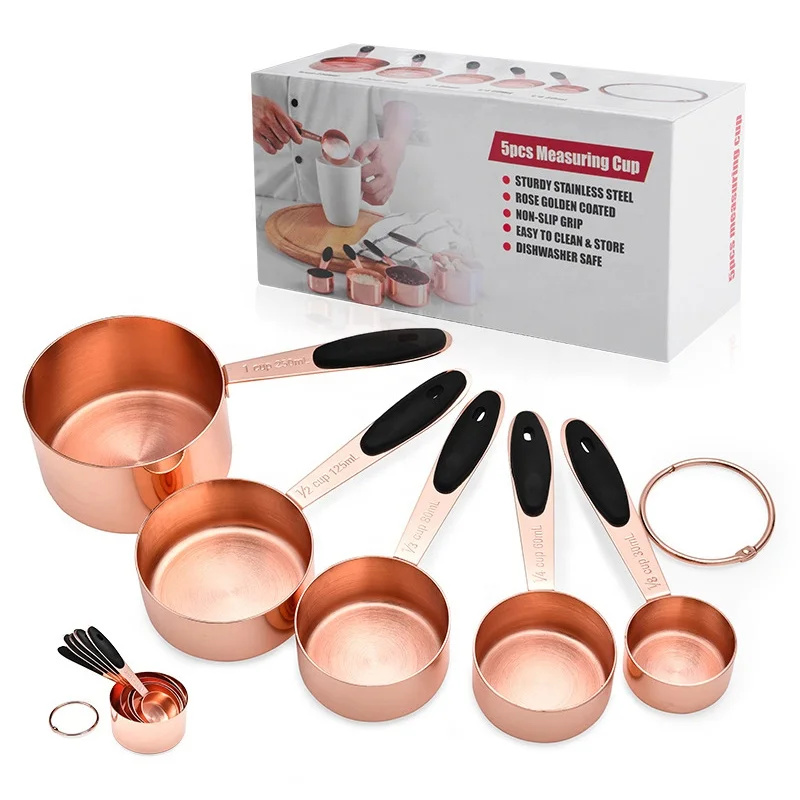 Factory Custom Rose Gold Measuring Spoon