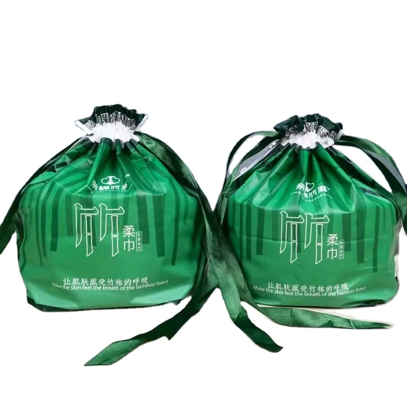 Reusable eco friendly natural bamboo fiber tissue rolls normal facial washing sterile towels custom bamboo fiber towel rolls