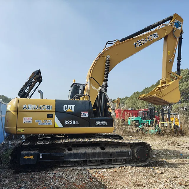 Excavating machine USED Caterpillar 323D2L Crawler Hydraulic Excavator good condition high quality hot sale
