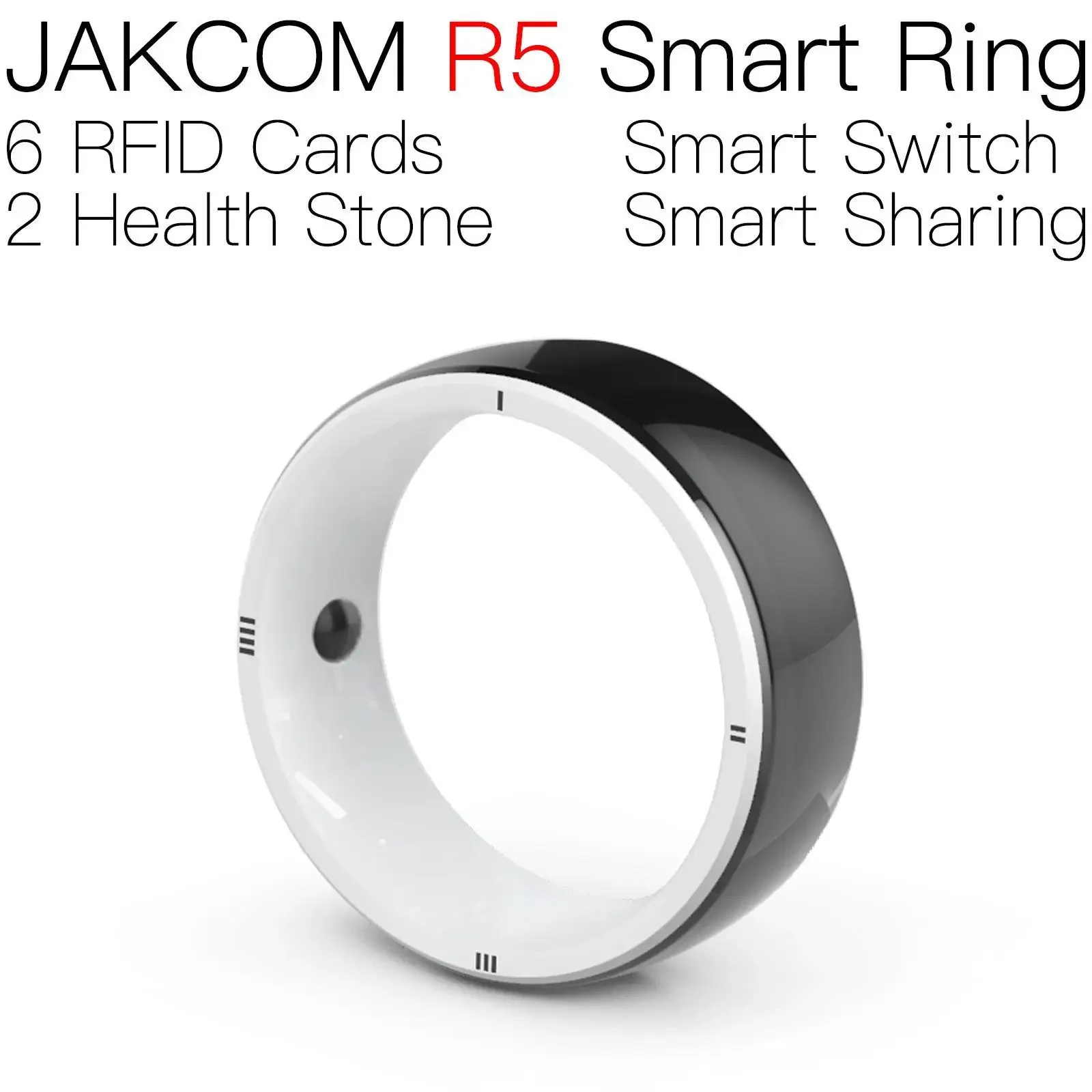 JAKCOM R5 Smart Ring for Men Women Linux Key Sticker S10 Lite RFID 4 Shoes Logo Canada Card Acik Chip