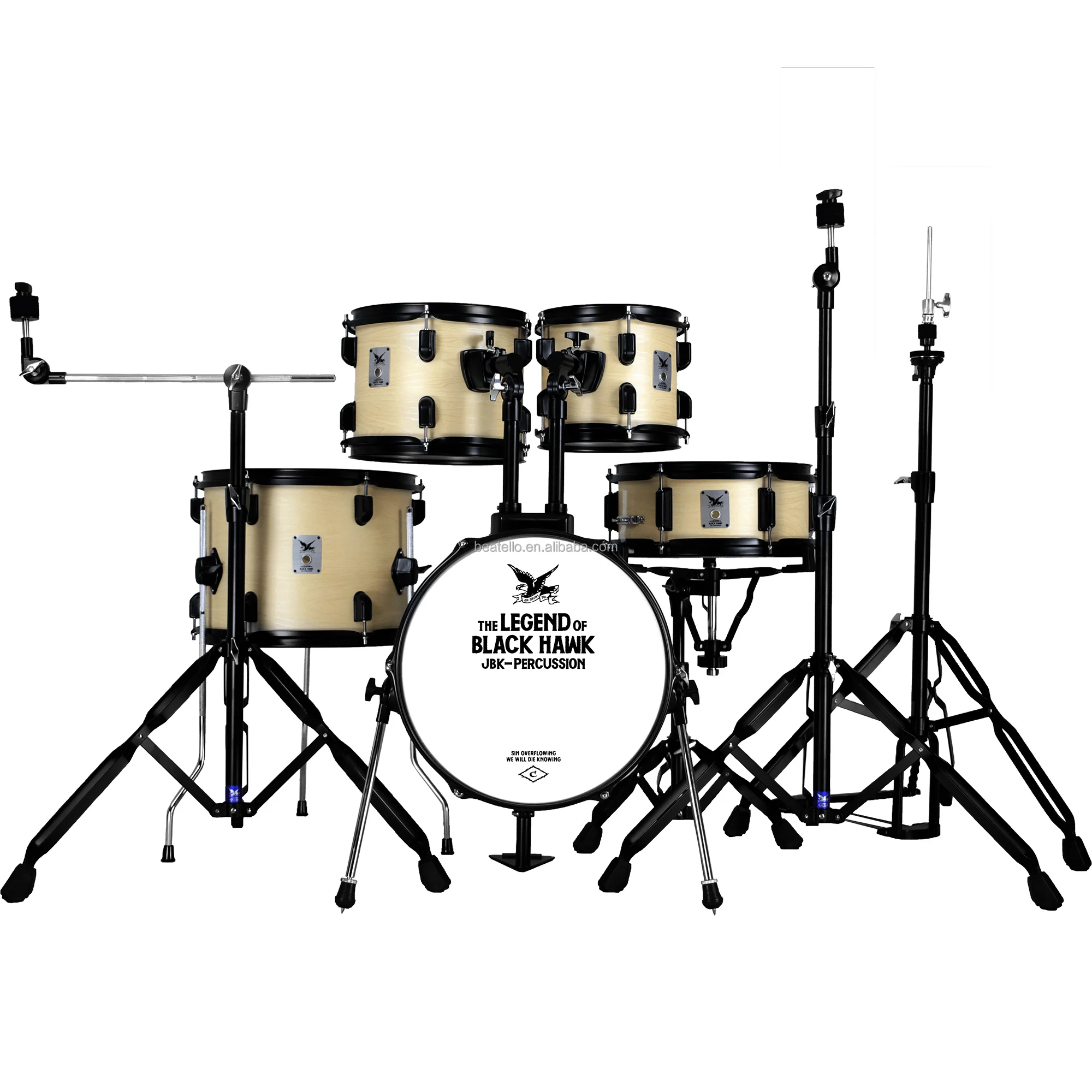 JOBEKY High Quality Marching 12Inch Snare Drum 14Inch Bass Drum Set Professional Percussion Drums Set With Accessories Stands