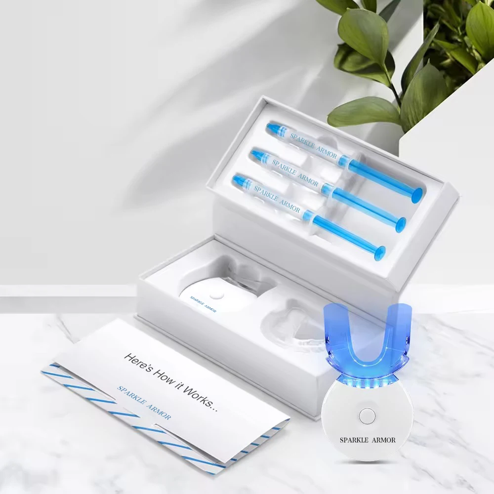 2024 New Advanced Popular Professional Home Teeth Whitening Kits Led Whitening Kit with Gels and Light
