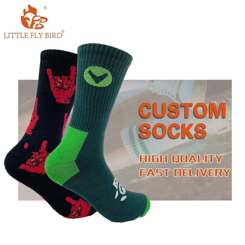 Custom basketball socks add logo made socks unisex crew sports socks for women and men