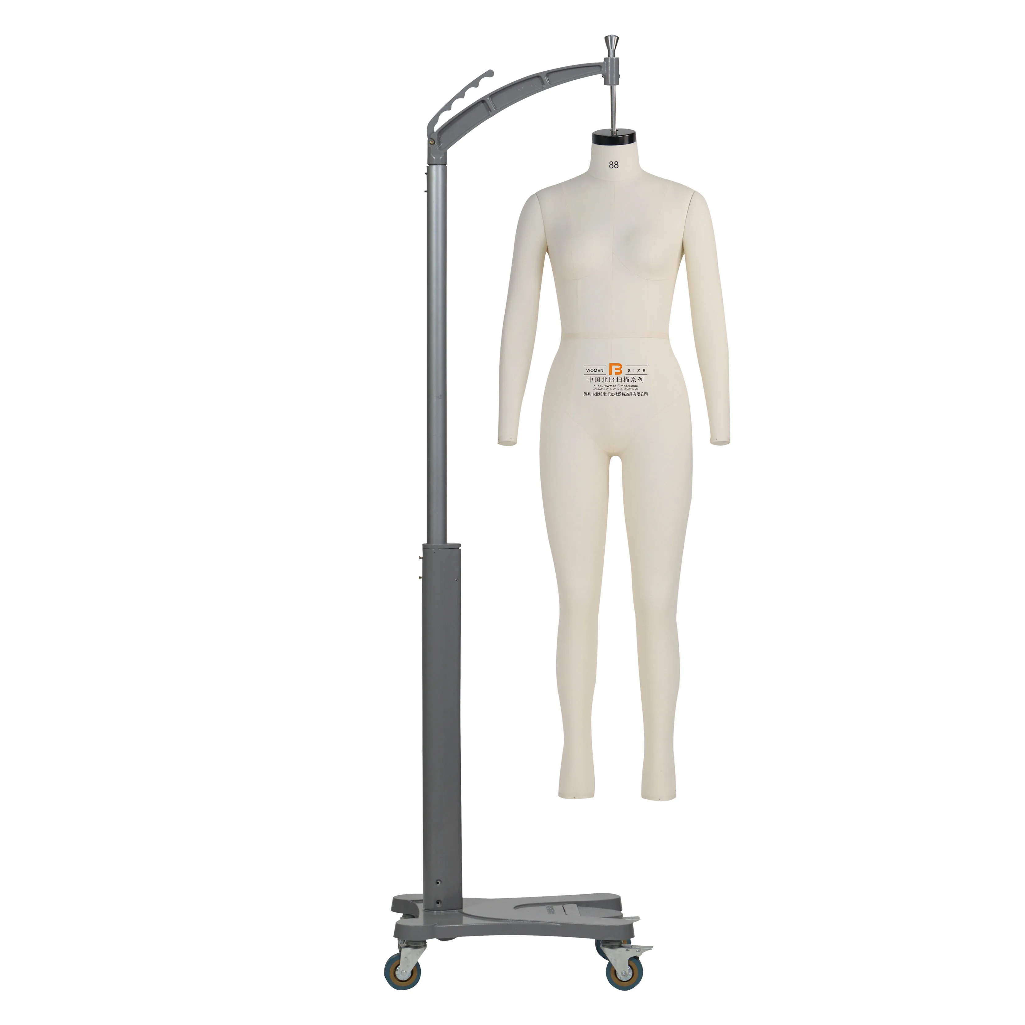 Female Dress Form for Tailors With Collapsible Shoulders Full Body Mannequin Fitting to Dressmakers