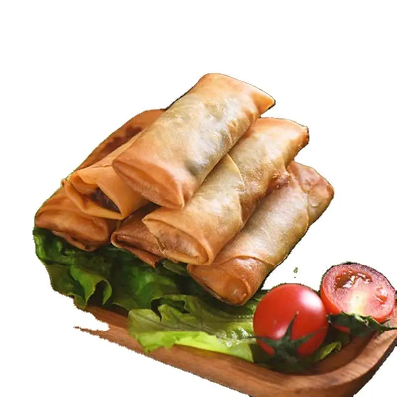 Supplier Fried Instant Food Frozen Vegetarian Cooking Crispy Spring Roll China Box Frozen Foods Snack