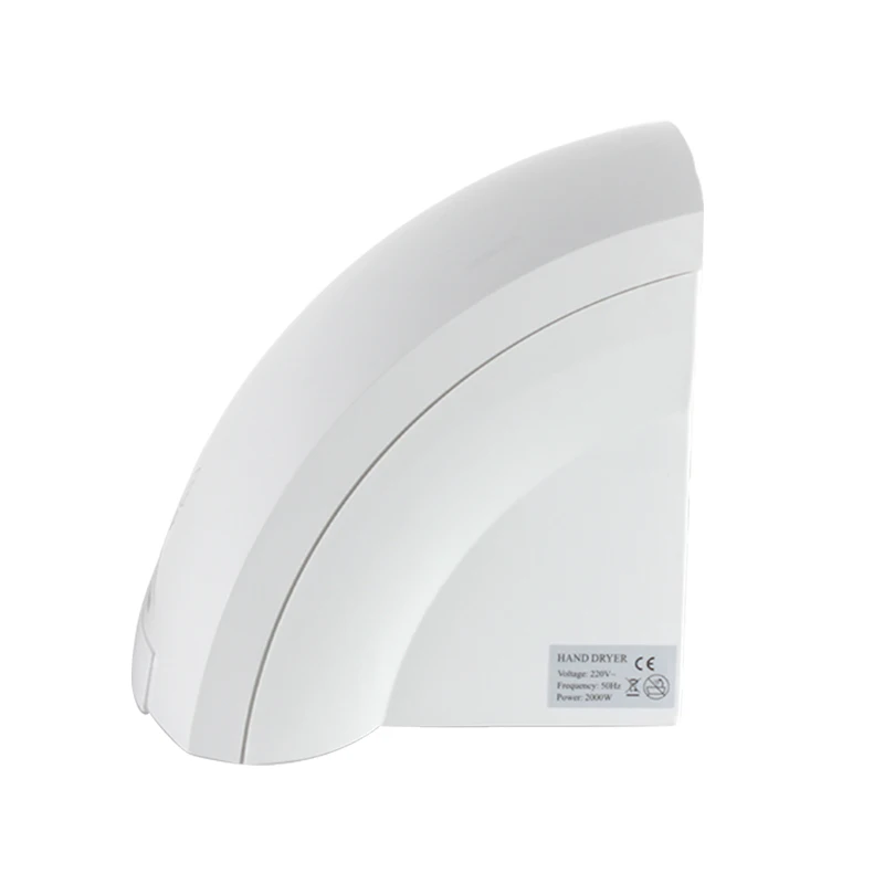 Factory Supply ABS Wall Mount Hotel Warm Wind Toilet Airblade Mini Automatic Smart Hand Dryer Device