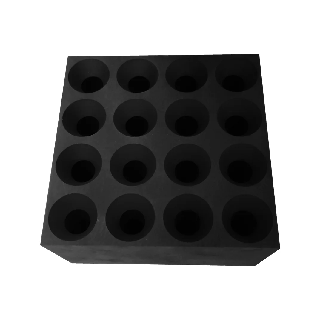 1.80-1.83 g/cm3 Density High Purity Custom Graphite Ingot Mold for Gold Jewelry Casting