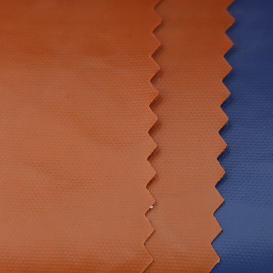 420D pvc coated laminated crinkle nylon fabric for single shoulder bag