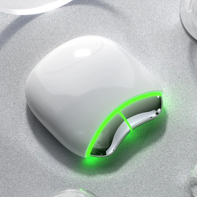 2024 Portable Mini Heated LED Face Beauty Device Handheld ABS Material EMS Anti-Aging Neck Face Microcurrent Lifting Massager