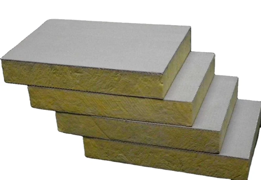 Quality Assurance EPS Environmental Material Rock Wool Products Easy Installation Rock wool composite board