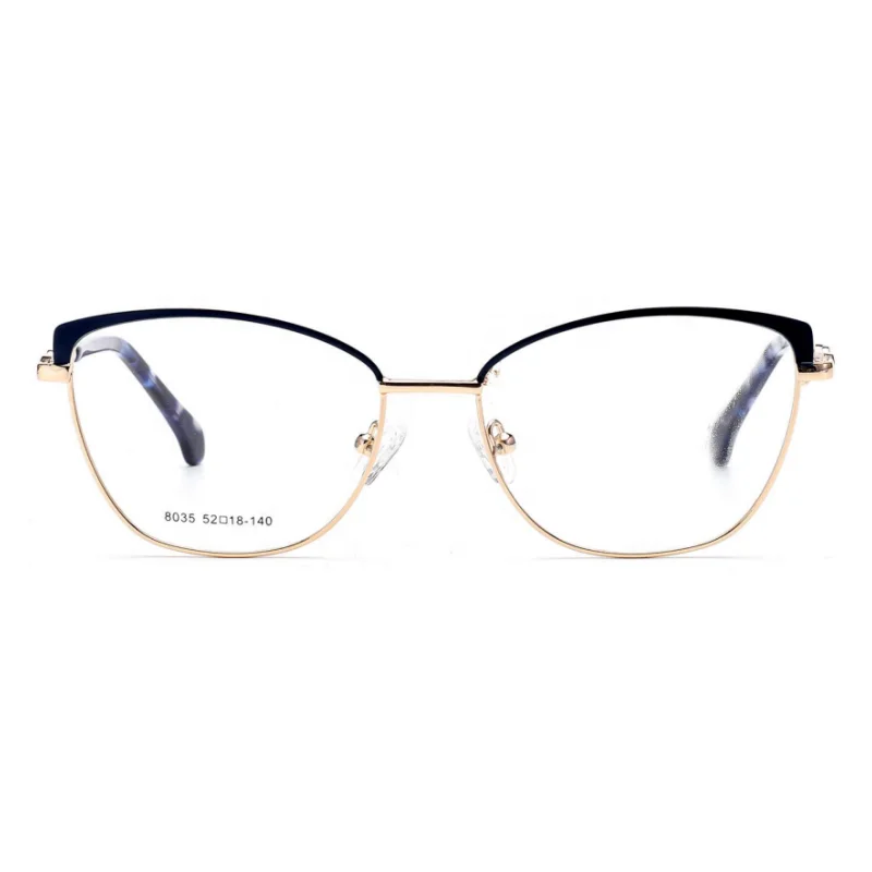 Wholesale Price Acetate Metal new model eyewear frame glasses cat eye optical glasses frame for women glasses frames women