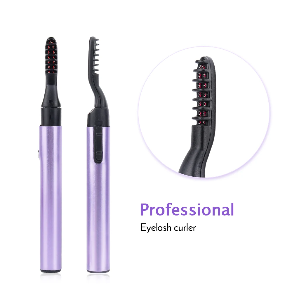 Amazon Hot Sell Mini Electric Heated Makeup Eye Lashes Long Lasting Beauty For Beauty Gift