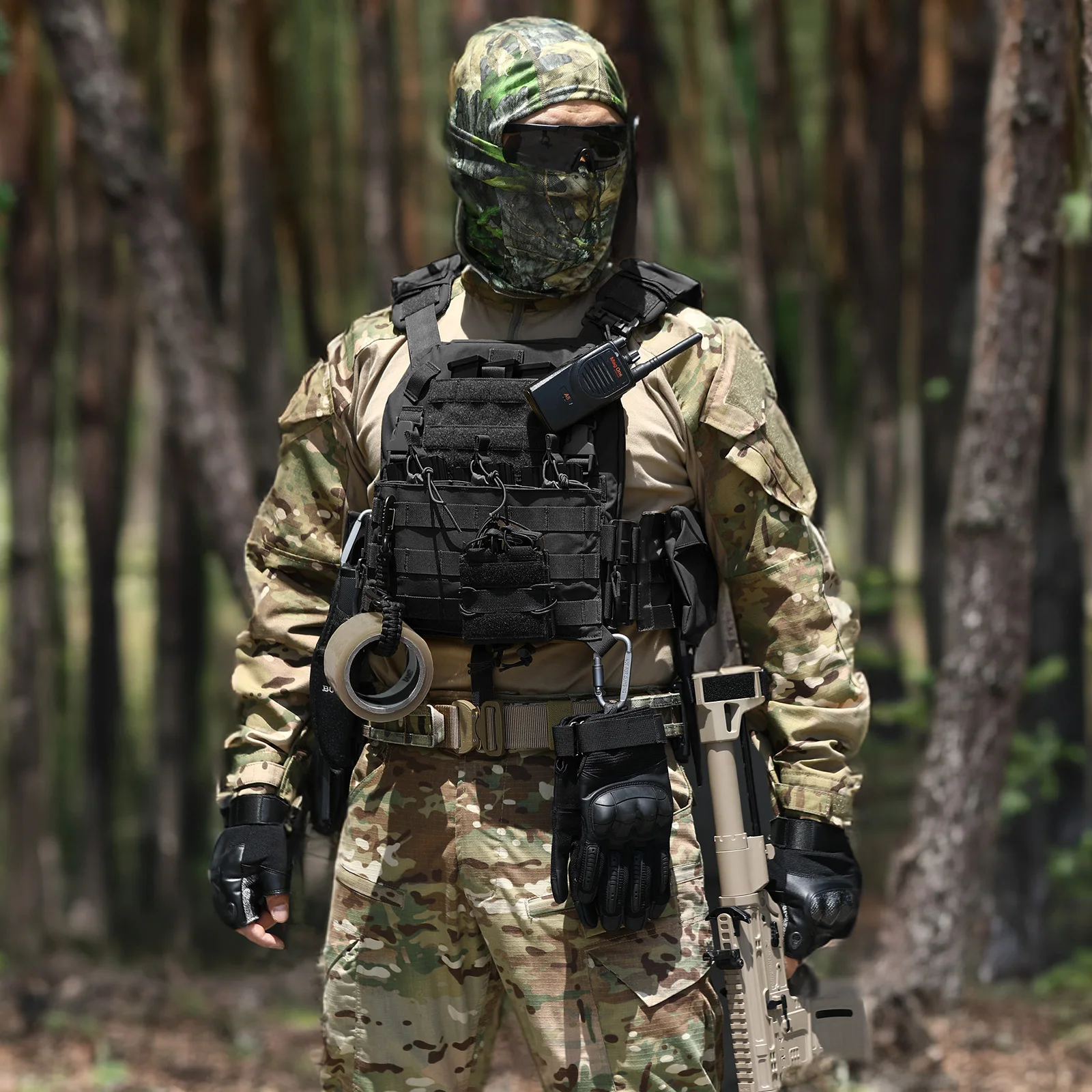 Factory Custom 1000D Nylon chaleco tactico multicam Plate Carrier Detachable Waterproof Black Combat 501 Tactical Vest