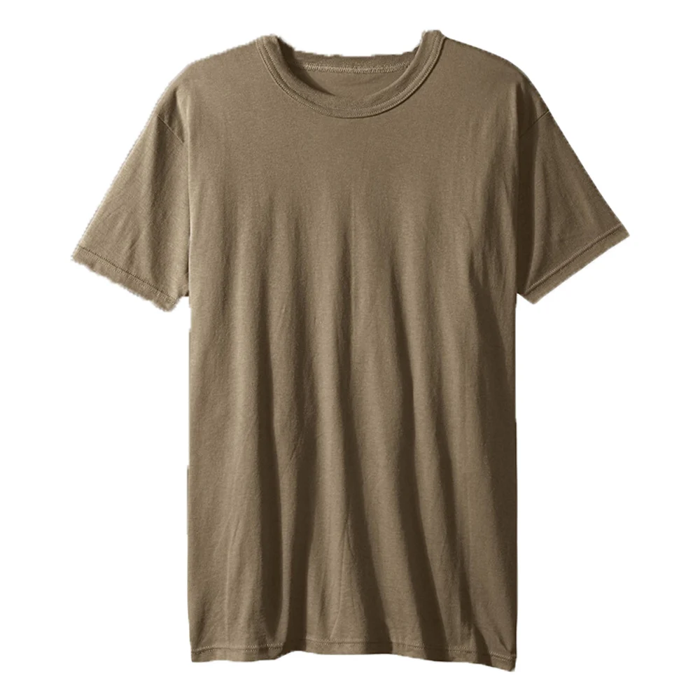 Custom Printing Multi Color USA Poly Cotton Military undershirt  T Shirt Men