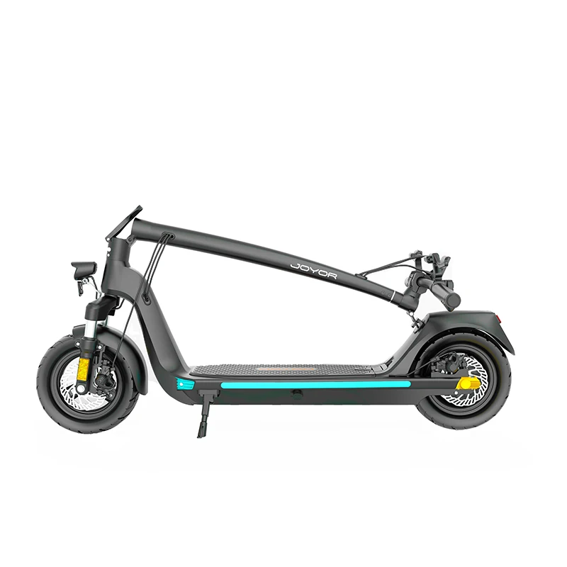 JOYOR C10 removable  battery electric scooter foldable for adult 48V10ah with side light