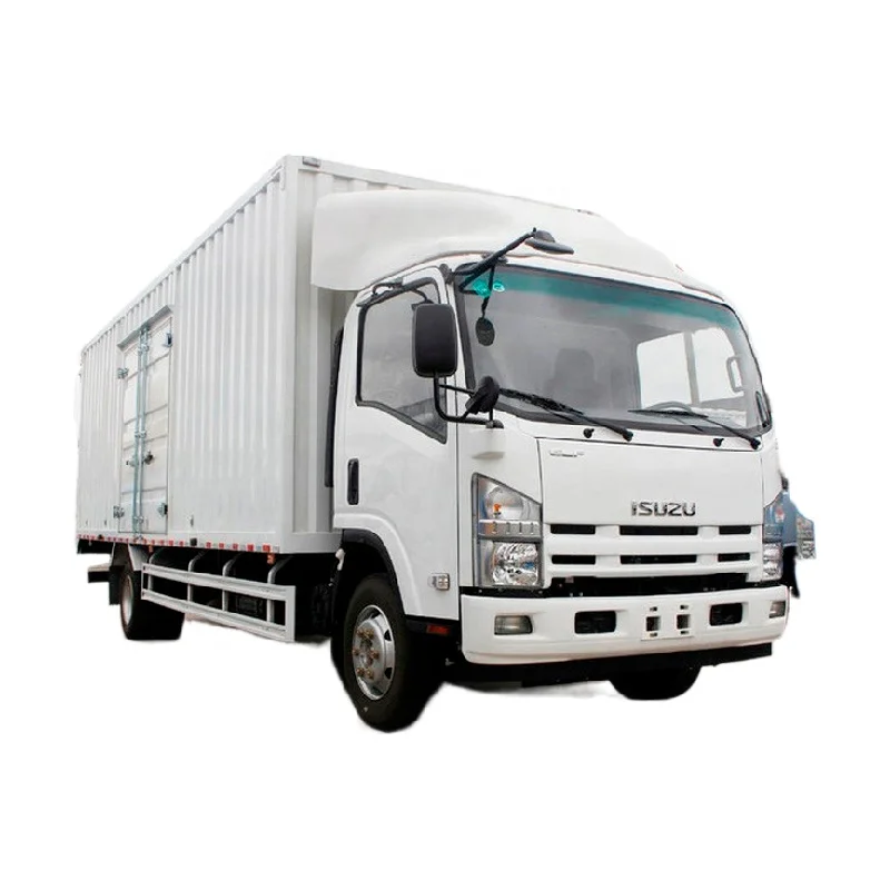 Japan brand ISUZ-U 4x2 steel Container  van box cargo truck for Africa