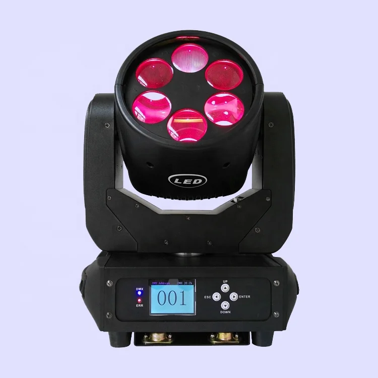 Pro Stage Disco DJ Nightclub KTV Bar Light 6x25 Watt 6x25Watt FX Rotate Kaleido Pixel 6x25W LED Moving Head Beam