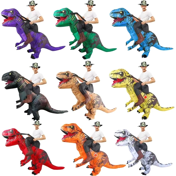 Factory wholesale Inflatable clothing three-dimensional dinosaur clothing halloween costume kids
