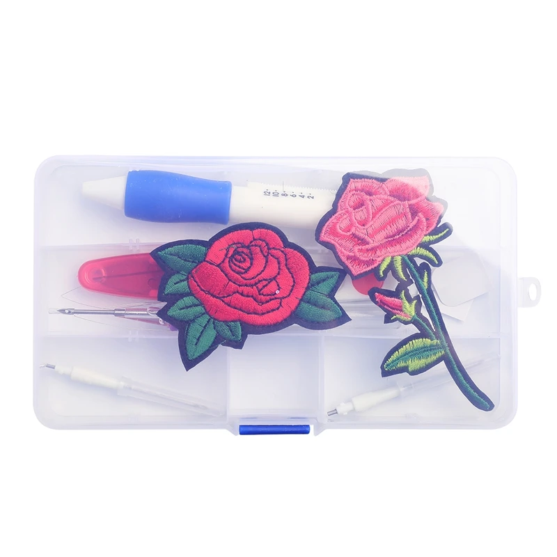  Hot sale in Amazon Poke pin embroidery kit AC140 Punch Needle Kits thread circle cloth