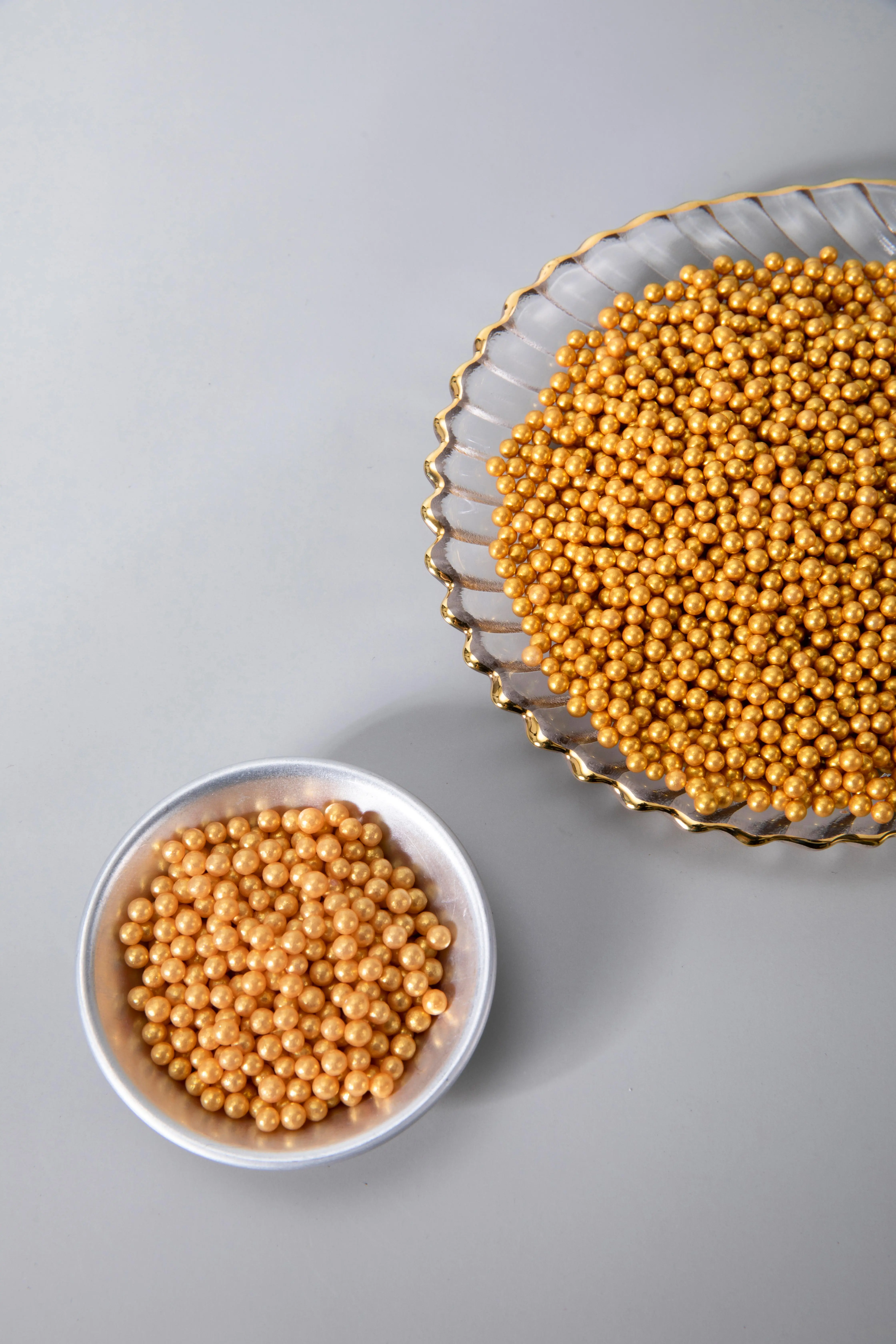  Wholesale baking supplies 130g golden decoration Cake ingredients sugar