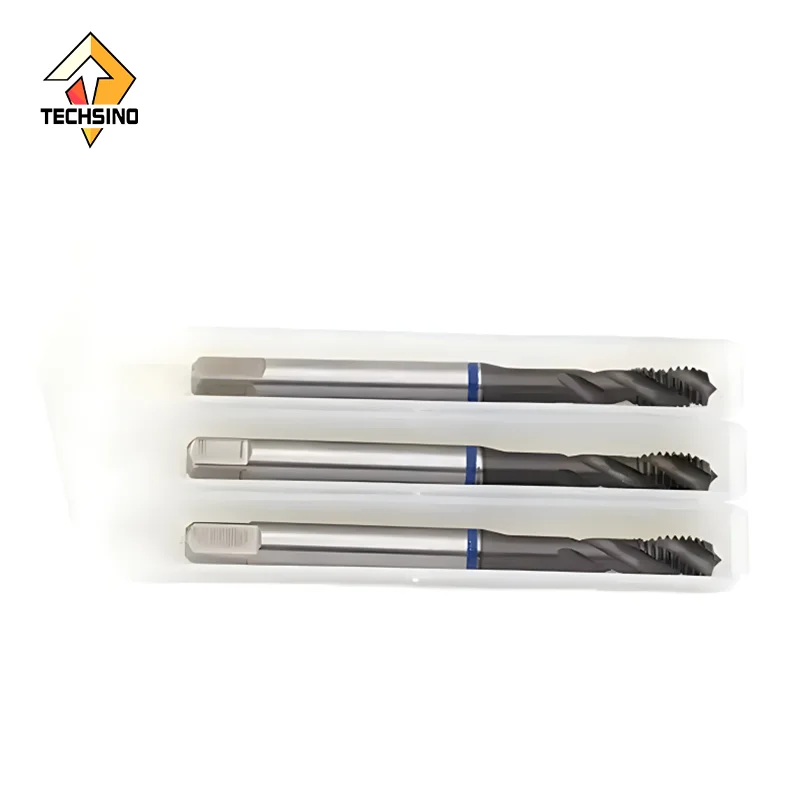 HSS Machine Tap Threading taps Spiral Flute Machine Taps  hand tools dry inserts tap and drill combined for cast iron body