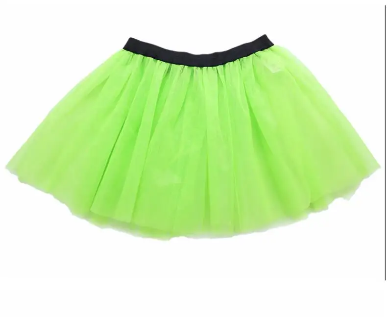 Elastic Fluffy Adult Tutu Skirts One Size Fits Most Colorful Running Skirts