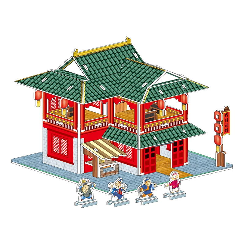 More Than 3 Years Low Moq Custom Design ODM OEM 7 Days One Design Diy 3D Paper Puzzle