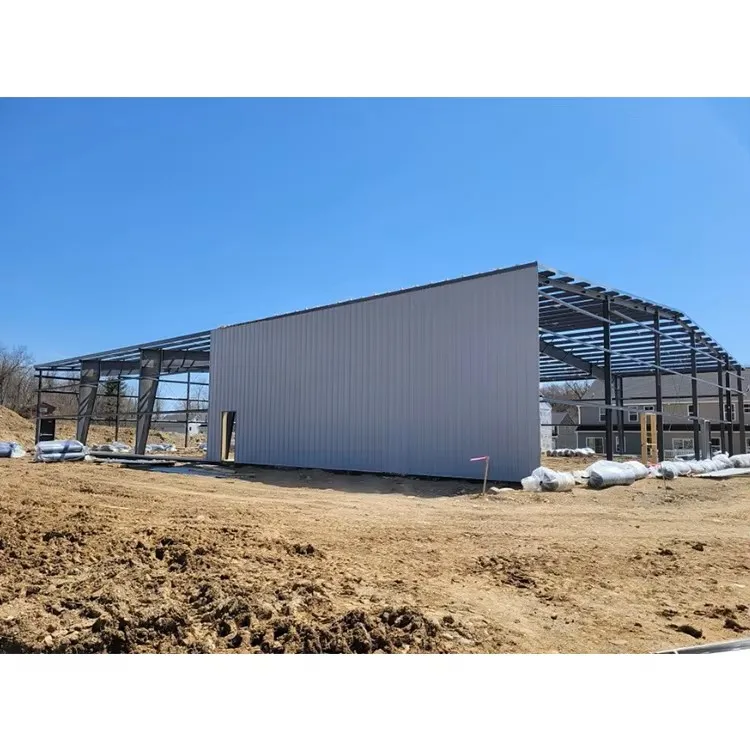 Steel Structure Hot Kits For Sale Prefabricated Drawing Steel Structure Building Horse Storage Shed Barn