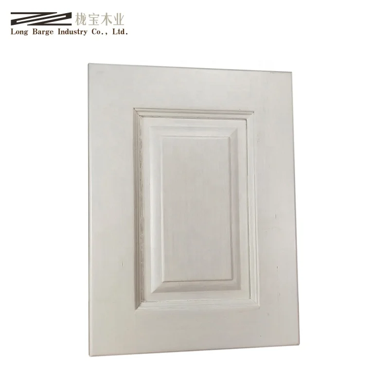 Roman Ogee PVC MDF White Fitted Kitchen Cabinets Directly from China
