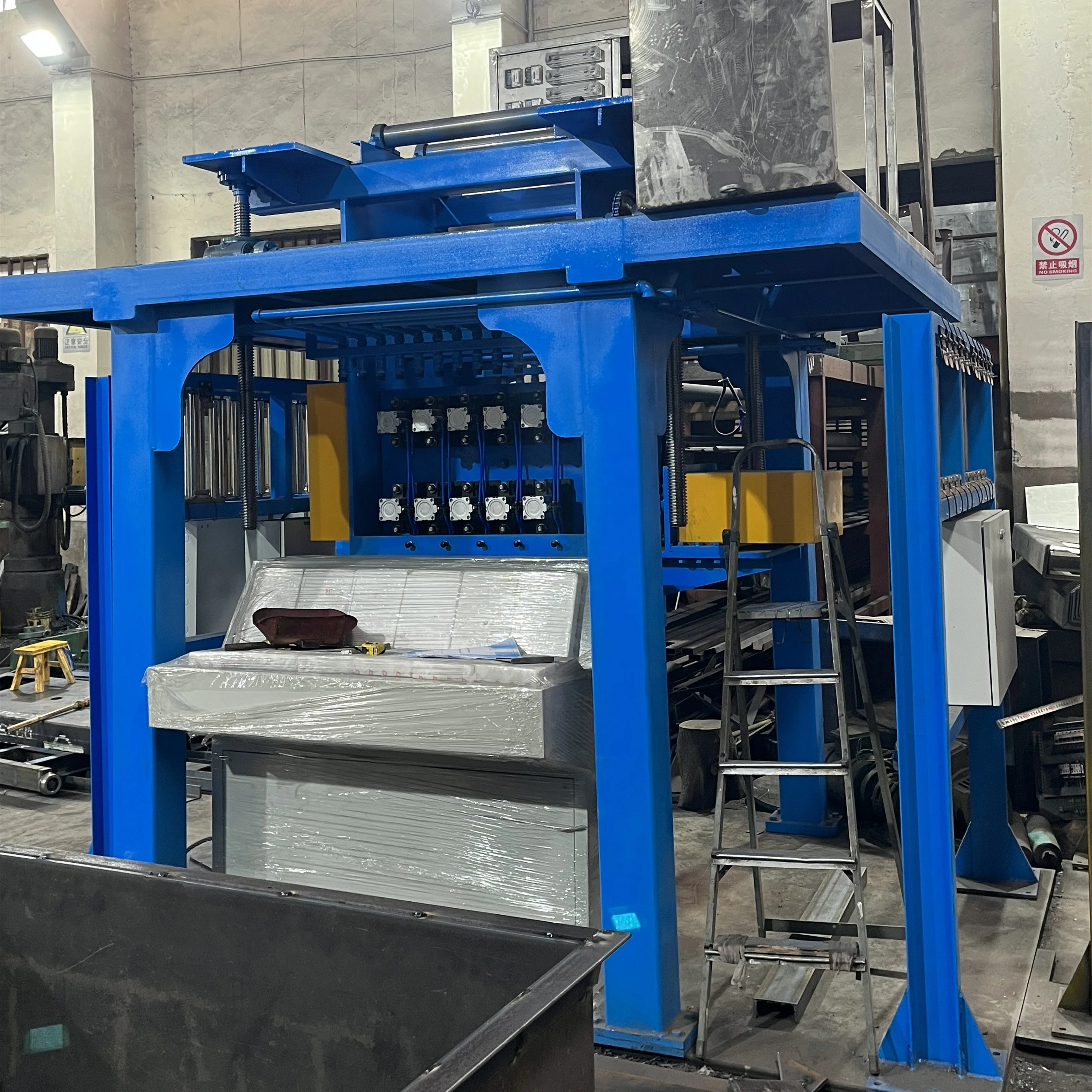 Power Frequency Copper  Melting Furnace Copper Rod Wire Tube Horizontal Continuous Casting Machine